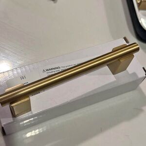 LOT of 5 Restoration Hardware Fulham 4in Cabinet Pull in Aged Brass Finish